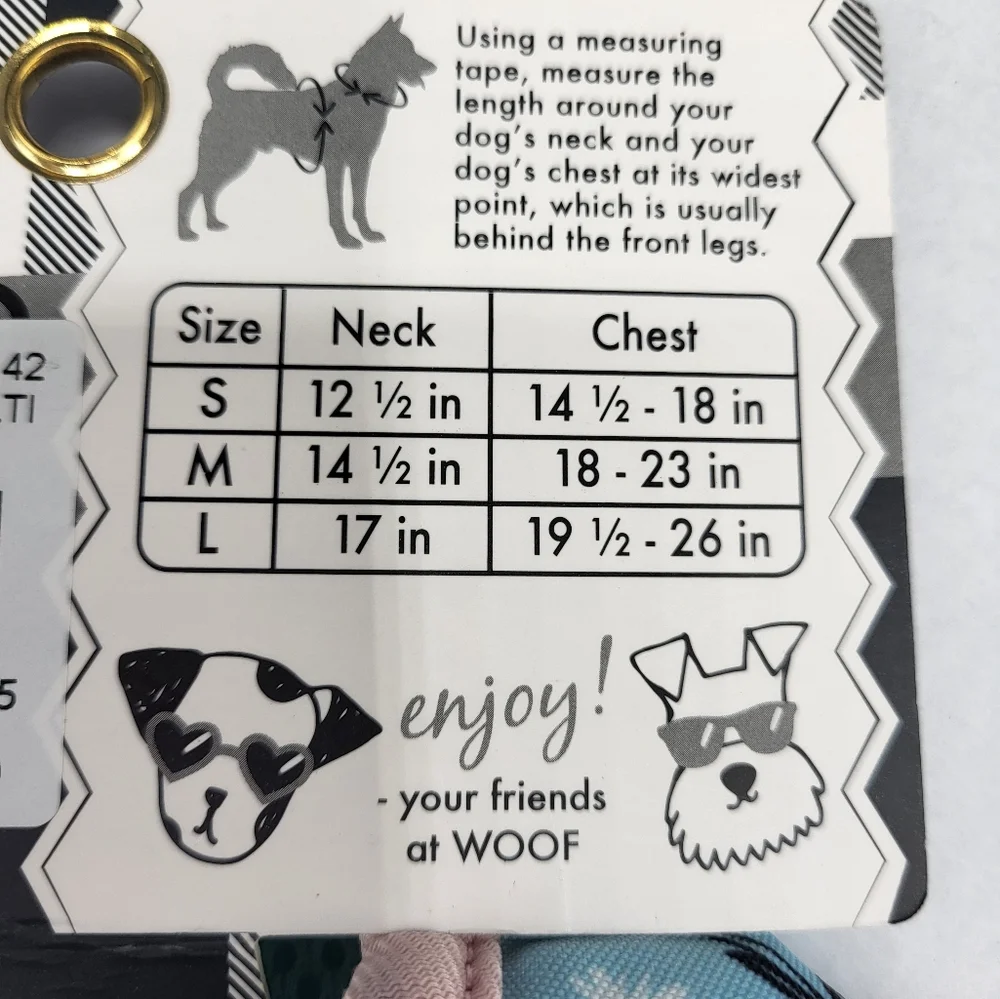 Dog harness -floral print